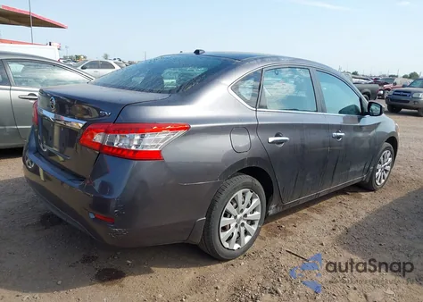2015 Nissan Sentra Sv из США, поврежденный, VIN 3N1AB7AP9FY245481